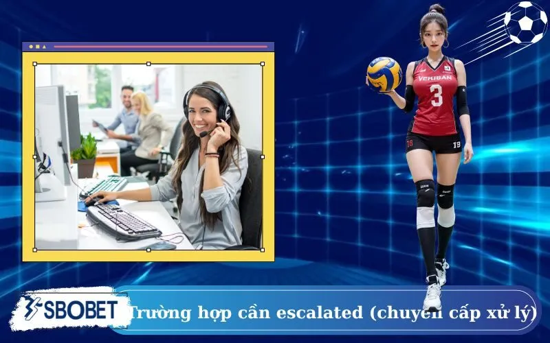 Trường hợp cần escalated (chuyển cấp xử lý)