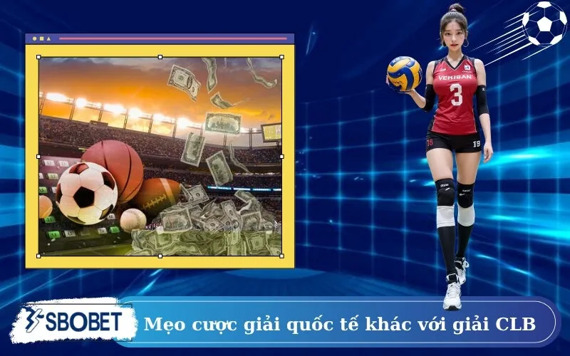 Mẹo cược giải quốc tế khác với giải CLB
